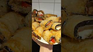 Breaded eggplant 🍆 food cooking recipe salad [upl. by Junette]