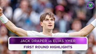 Five sets under the lights 😍  Jack Draper vs Elias Ymer  Highlights  Wimbledon 2024 [upl. by Ennaitak]