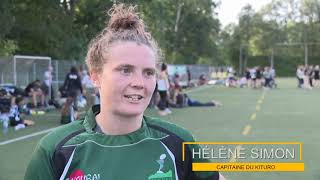 Rugby féminin  défaite du Kituro Schaerbeek pour leur premier match de la saison [upl. by Enaujed498]