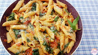 Tomato Spinach Pasta Recipe [upl. by Hahsi548]