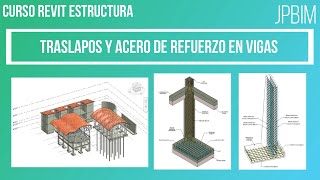 Video 19 Acero de refuerzo en vigas con traslapos CURSO REVIT ESTRUCTURA AVANZADO [upl. by Demha]