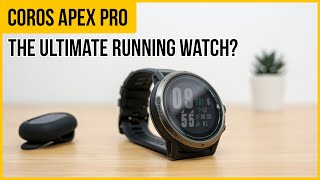 Coros Apex Pro review  Ultimate running watch  Use with Stryd amp Coros POD [upl. by Nayve]