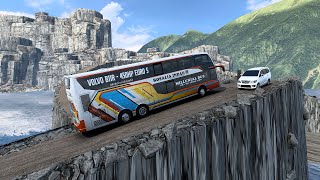 Worlds Driving Challenge Adventures on Narrow Roads uphill 042 [upl. by Nitza]