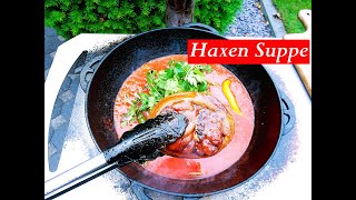 Haxen Tomatensuppe oder doch ein Eintopf Kazan Dutch Oven Rezepte [upl. by Tohcnarf]