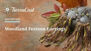 Woodland Festoon Earrings Jewelry Making Demo [upl. by Rennane4]