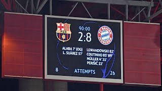 82 What a night Highlights FC Barcelona  FC Bayern [upl. by Chitkara]