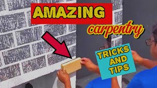 Amazing‼️ carpentry tips and tricks in construction [upl. by Doolittle612]