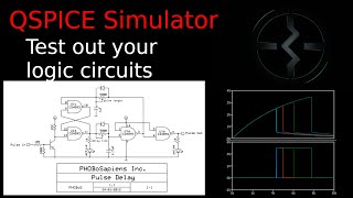 Test out logic circuits in simulation using QSpice [upl. by Mcroberts]