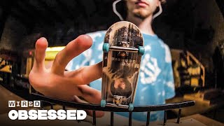 How This Guy Mastered Fingerboarding  Obsessed  WIRED [upl. by Christiane573]