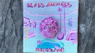 Painting Glass animals Dreamland canvas art glassanimals tutorial canvas tinycanvas dreamland [upl. by Volkan]