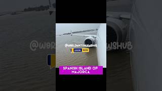 PalmaAirport flooded after heavy rain and storm hit Majorca MajorcaStorm MajorcaFlooding Spain [upl. by Arannahs]