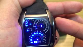 Reloj LED ULTRABYTE VELOCIMETRO Demostración [upl. by Gall88]