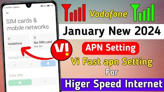 Vi Network Problem 2024  Vodafone Fast Internet Apn Settings  Vi Network Problem Solution [upl. by Daffodil]