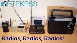 Retekess radio roundup a range of receivers reviewed rigorously [upl. by Orazal]