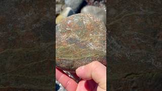 🤗Unakite metamorphic rock🙏👍subscribe today 2024 usa beautiful wrold share new geology [upl. by Thgiwed]