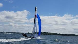 Nacra 15 pitchpole [upl. by Maurene]