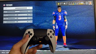 College Football 25 How to Change Player Height amp Weight in Road to Glory Tutorial PS5 amp Xbox [upl. by Ahtekal]