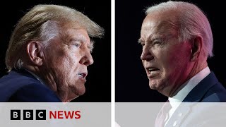 Donald Trump and Joe Biden set for US election rematch  BBC News [upl. by Lidah]