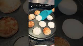 Making Kanom krok are pancake😋😋😋 [upl. by Akinorev]