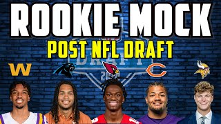 2024 ROOKIE MOCK DRAFT  POST NFL Draft [upl. by Zachariah]