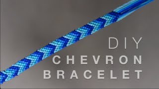 DIY Chevron Friendship Bracelet [upl. by Ecydnac640]