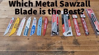 Which Metal Sawzall Reciprocating Saw Blade is The Best DiabloMilwaukeeLenoxBosch [upl. by Okikuy]