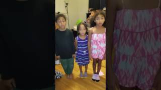 Gender reveal to my kids HILARIOUS REACTION [upl. by Attirehs]