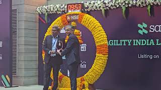 Glimpses of the listing ceremony of Sagility India Limited [upl. by Floris]