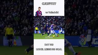 Messi Goal vs Valladolid [upl. by Fonzie584]