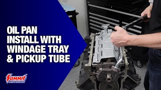 Oil Pan Pickup and Windage Tray Installation Tips  Engine Building 101 [upl. by Abrahams]