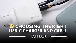 How to find the right USBC charger and cable  Tech Talk [upl. by Isidore58]