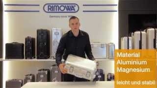 Rimowa Koffer aus Aluminium Magnesium  die leichtesten AluKoffer auf dem Markt [upl. by Leopold472]