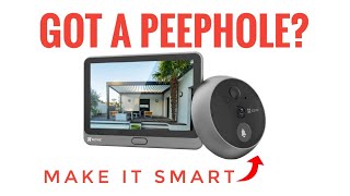 Ezviz CP4 Wireless Smart Peephole Camera 1080p HD Full Review 💯😁 [upl. by Francie189]