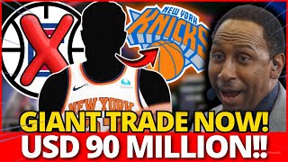 BIG TRADE FOR THE KNICKS TODAYS NEWS KNICKS AND CLIPPERS IN EXCHANGE [upl. by Dlanigger45]