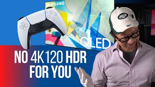 PS5 Lacks 4K120 HDR Support from 2020 TVs  Better in 2021 [upl. by Tik783]