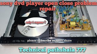 Dvd player belt problem solution।।Dvd player repair।। [upl. by Samella]