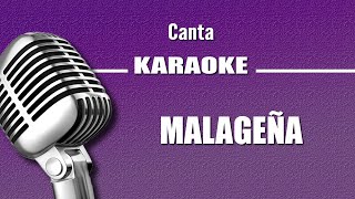 Malagueña con letra karaoke [upl. by Sorrows]