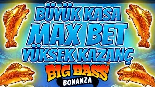 SLOT OYUNLARI BIG BASS BONANZA 🐟 🐟 BÜYÜK KASA MAX BET YÜKSEK KAZANÇ slotoyunları casino slots [upl. by Neva]