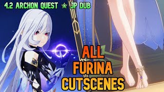 ALL Cutscenes in Furinas Archon Quest【JP Dub】 Genshin Impact 42 FULL Cutscene [upl. by Kurman]