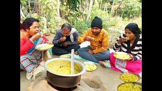 Village Cooking Mix Vegetable Hotchpotch In my mother hand  গ্রাম খিচুড়ি রান্না [upl. by Acus]