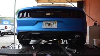 Lethal Performance 2015 Mustang GT Resonator Delete Kit Sound Comparisons [upl. by Lopes835]