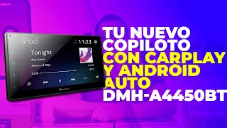 PIONEER DMHA4450BT Pantalla espejo CarPlay Android Auto Bluetooth USB y Auxiliar [upl. by Eesdnyl737]