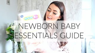 BASICS  NEWBORN BABY ESSENTIALS LIST  MAMA REID [upl. by Halli]