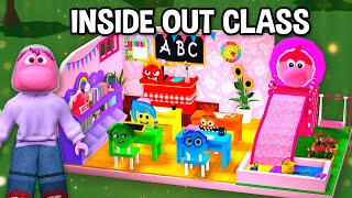 MEGA Challenge of Building InsideOut Class in Bloxburg Inside Out Build Battle [upl. by Acinomaj]