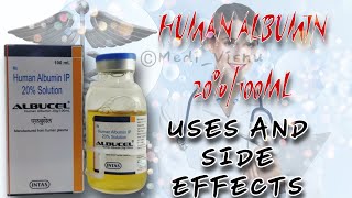 Human Albumin 20 100ml Uses And Side effectsalbumin human medical uses sideeffects [upl. by Jamison]