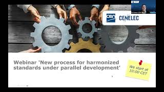 Webinar New process for harmonized standards under parallel development [upl. by Dacia]