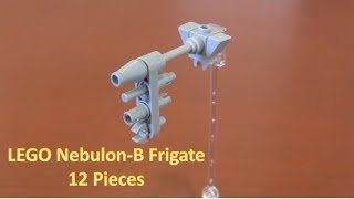 How To Build A LEGO Star Wars Mini NebulonB Escort Frigate 12 Pieces [upl. by Alvan]