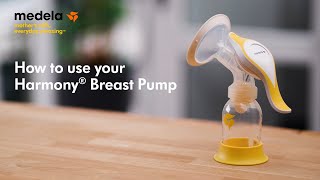 How to clean assemble and use Harmony™ Manual Breast Pump [upl. by Inaffets]