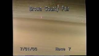 2003 Mt Sterling Brown County Fair HILDRED YATES Nick Prather FFA Pace [upl. by Koball]