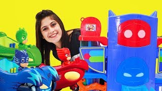 PJ Masks oyuncaklarının karargahı Oyuncak TANITIMI [upl. by Land]